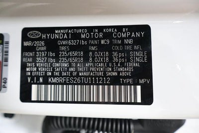 2026 Hyundai PALISADE SE AWD
