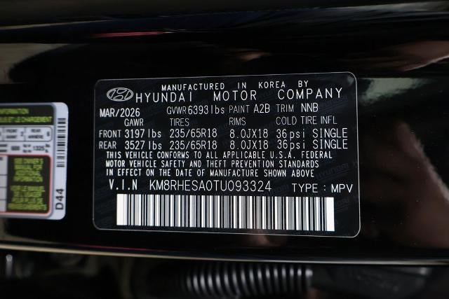 2026 Hyundai PALISADE HYBRID SEL Premium 8P AWD