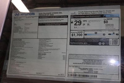 2026 Hyundai PALISADE HYBRID SEL Premium 8P AWD