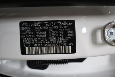 2026 Hyundai PALISADE HYBRID SEL Premium 7P AWD