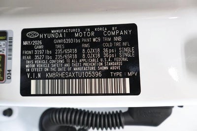 2026 Hyundai PALISADE HYBRID SEL Premium 7P AWD