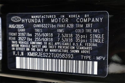 2026 Hyundai PALISADE XRT Pro AWD