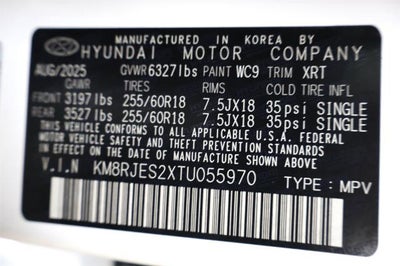 2026 Hyundai PALISADE XRT Pro AWD