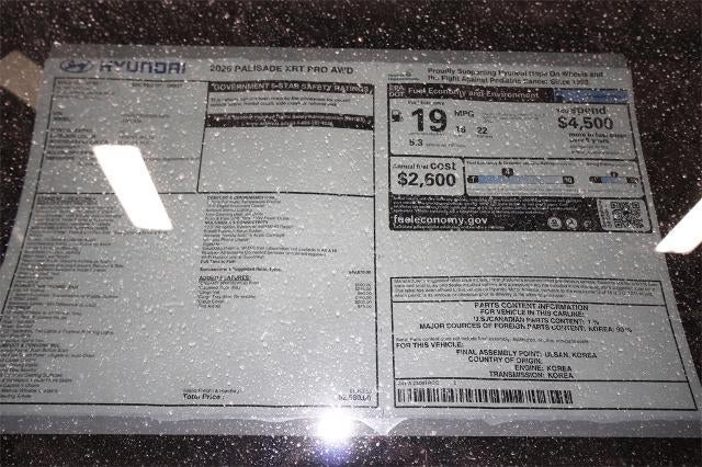 2026 Hyundai PALISADE XRT Pro AWD