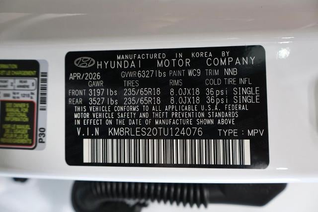 2026 Hyundai PALISADE SEL 7P AWD