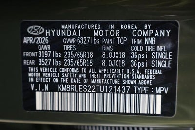2026 Hyundai PALISADE SEL 7P AWD