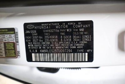 2026 Hyundai PALISADE SEL 7P AWD