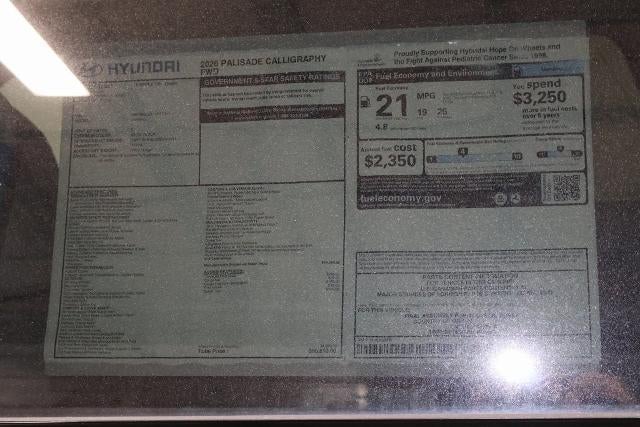 2026 Hyundai PALISADE Calligraphy FWD