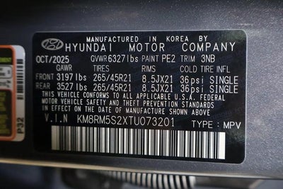 2026 Hyundai PALISADE Calligraphy FWD