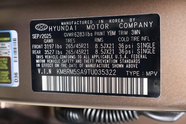 2026 Hyundai PALISADE HYBRID Calligraphy FWD