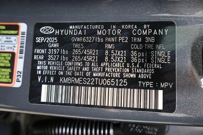 2026 Hyundai PALISADE Calligraphy AWD