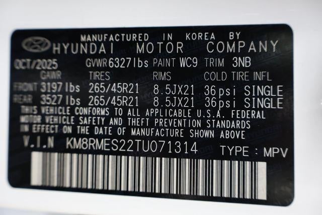 2026 Hyundai PALISADE Calligraphy AWD