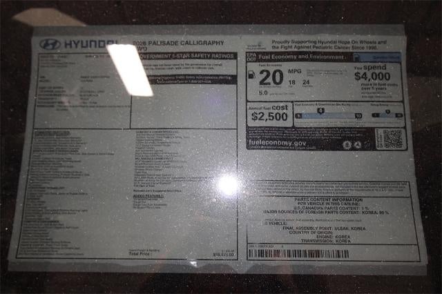 2026 Hyundai PALISADE Calligraphy AWD