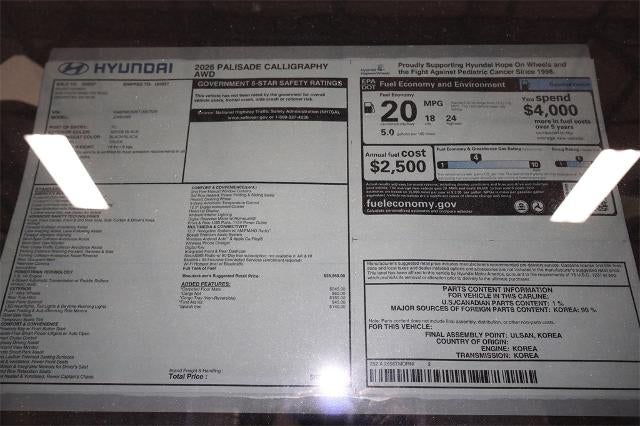 2026 Hyundai PALISADE Calligraphy AWD