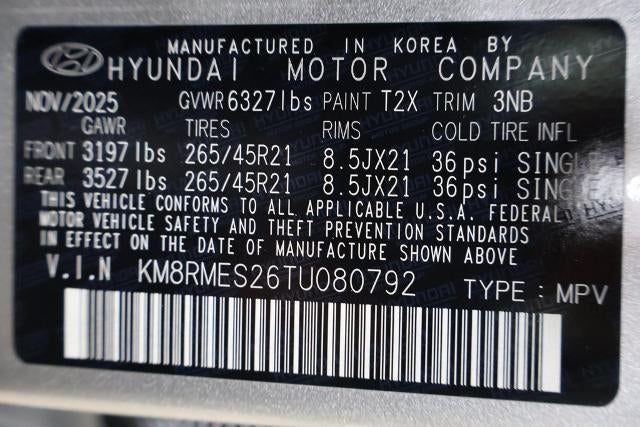 2026 Hyundai PALISADE Calligraphy AWD