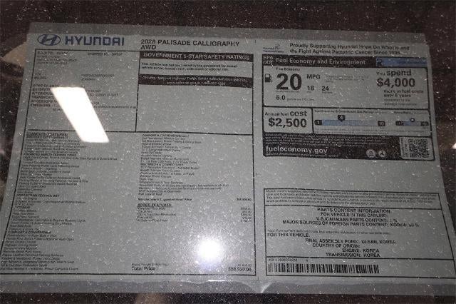 2026 Hyundai PALISADE Calligraphy AWD