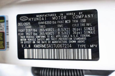 2026 Hyundai PALISADE HYBRID Calligraphy AWD