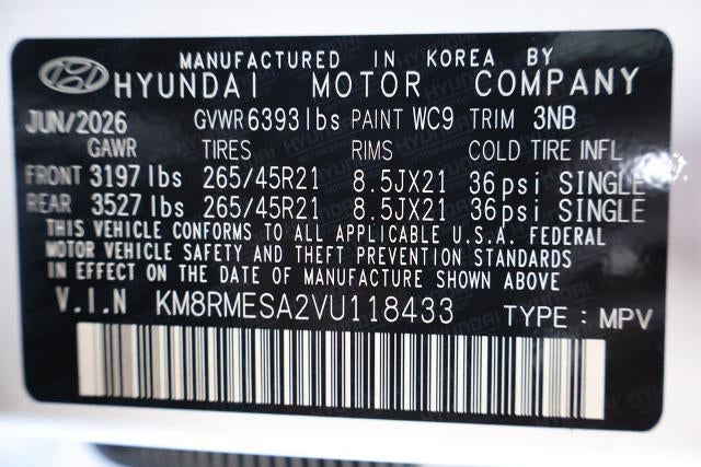 2027 Hyundai PALISADE HYBRID Calligraphy AWD