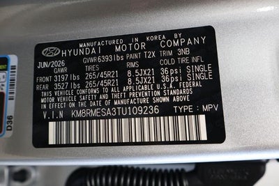 2026 Hyundai PALISADE HYBRID Calligraphy AWD
