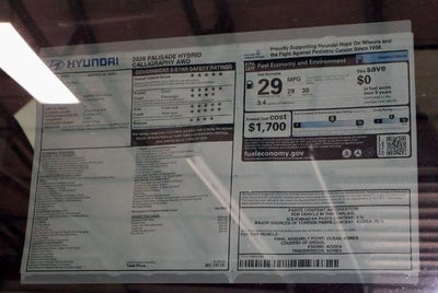2026 Hyundai PALISADE HYBRID Calligraphy AWD