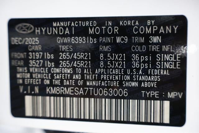 2026 Hyundai PALISADE HYBRID Calligraphy AWD