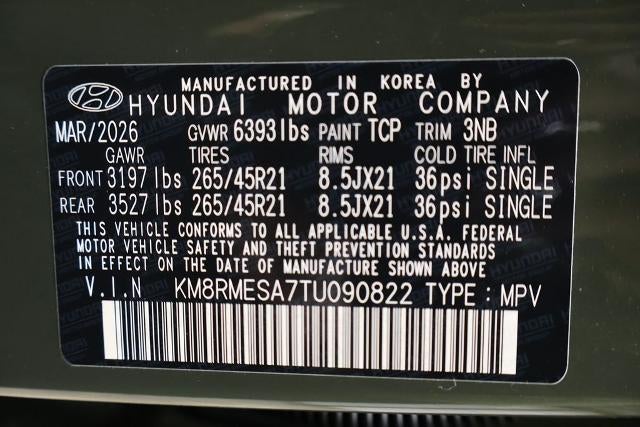2026 Hyundai PALISADE HYBRID Calligraphy AWD