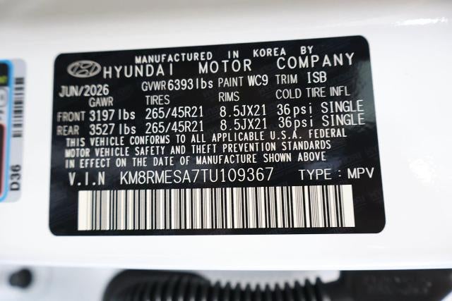 2026 Hyundai PALISADE HYBRID Calligraphy AWD