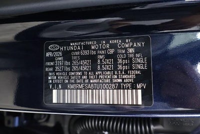 2026 Hyundai PALISADE HYBRID Calligraphy AWD