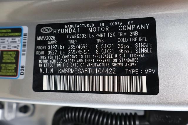 2026 Hyundai PALISADE HYBRID Calligraphy AWD