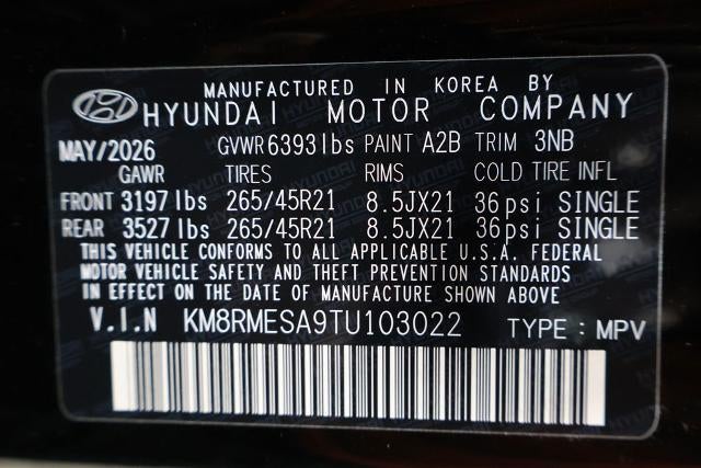 2026 Hyundai PALISADE HYBRID Calligraphy AWD