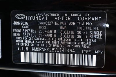 2027 Hyundai PALISADE SEL Premium 7P AWD