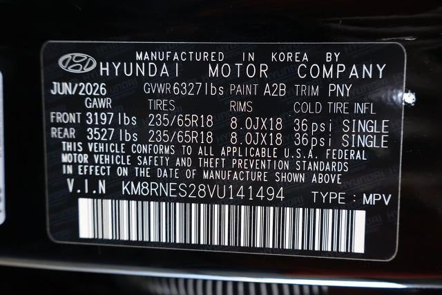 2027 Hyundai PALISADE SEL Premium 7P AWD