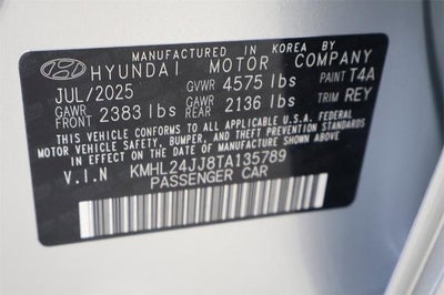 2026 Hyundai SONATA HYBRID Blue FWD