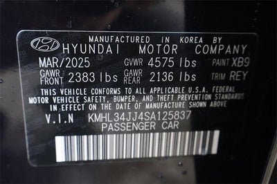2025 Hyundai SONATA HYBRID SEL FWD