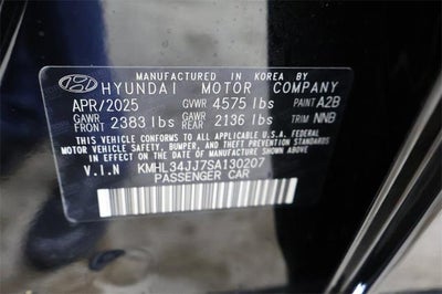 2025 Hyundai SONATA HYBRID SEL FWD