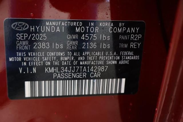 2026 Hyundai SONATA HYBRID SEL FWD