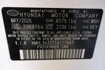 2026 Hyundai SONATA HYBRID SEL FWD