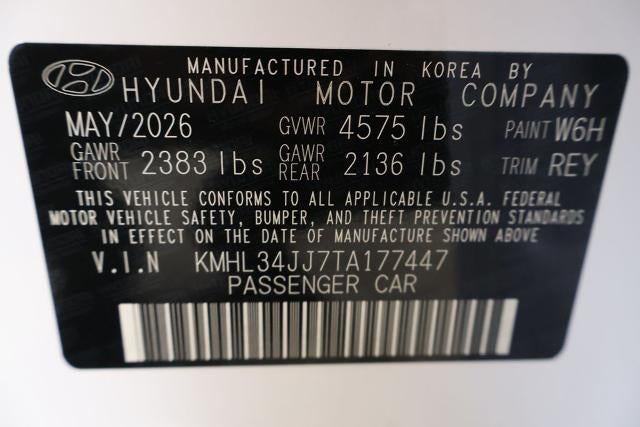 2026 Hyundai SONATA HYBRID SEL FWD