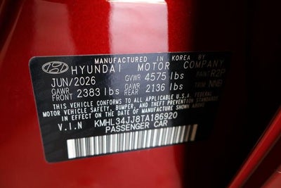 2026 Hyundai SONATA HYBRID SEL FWD
