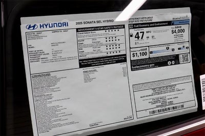 2025 Hyundai SONATA HYBRID SEL FWD