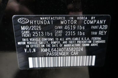 2026 Hyundai SONATA SEL Sport AWD