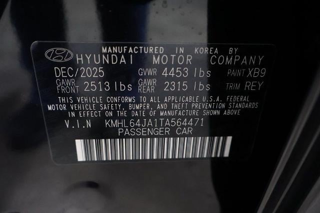 2026 Hyundai SONATA SEL Sport FWD