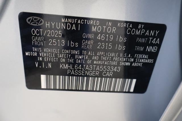 2026 Hyundai SONATA SEL Sport AWD