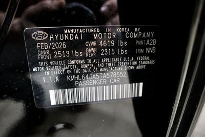 2026 Hyundai SONATA SEL Sport AWD