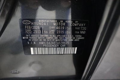 2026 Hyundai SONATA SEL Sport AWD