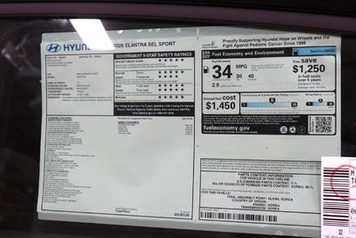 2026 Hyundai ELANTRA SEL Sport IVT