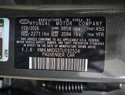 2026 Hyundai ELANTRA SEL Sport IVT