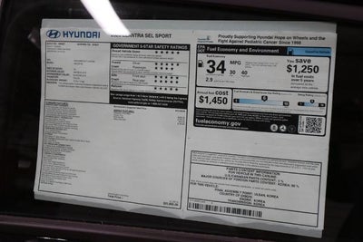 2026 Hyundai ELANTRA SEL Sport IVT