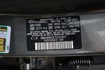 2026 Hyundai ELANTRA SEL Sport Sedan