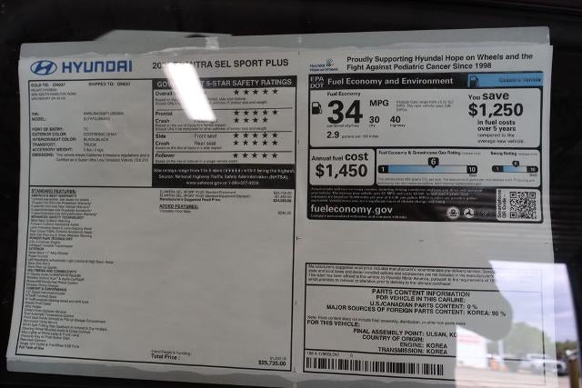 2026 Hyundai ELANTRA SEL Sport Plus Sedan